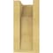 Ekena Millwork 4"W x 4"D x 8"H Wide Carmel Rough Cedar Woodgrain TimberThane Corbel, Primed Tan CORUR04X04X08CARRCPR - alternate 2